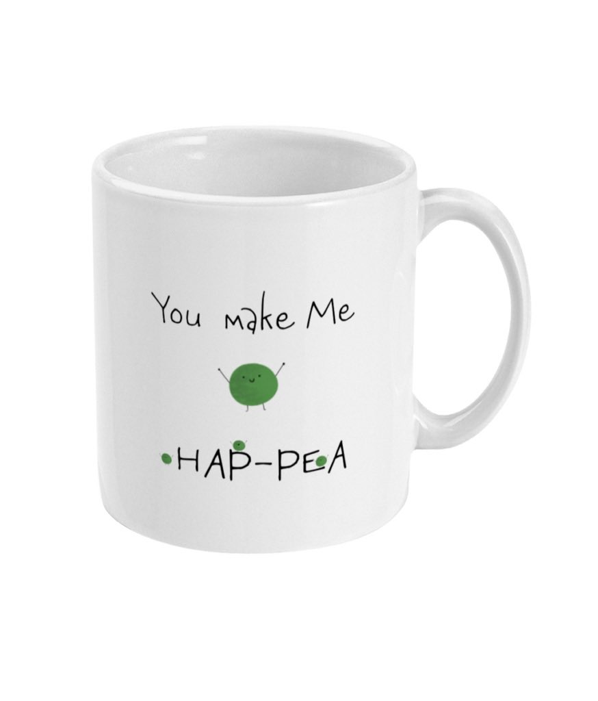 BadgerCrafty's tweet photo. A new #CraftyBadger range… You Make Me Hap-Pea 

A fabulous gift for a loved one ❤️

👉 https://t.co/iWi8HkD8dl

#MHHSBD #Yourbizhour #Wednesdaythought #FFBWednesday #UK #AD #SB #London #Mugs #Handmadehour #SmartSocial #SB #Coffee #BizBubble #WednesdayMotivation https://t.co/iVI4dvhW7x