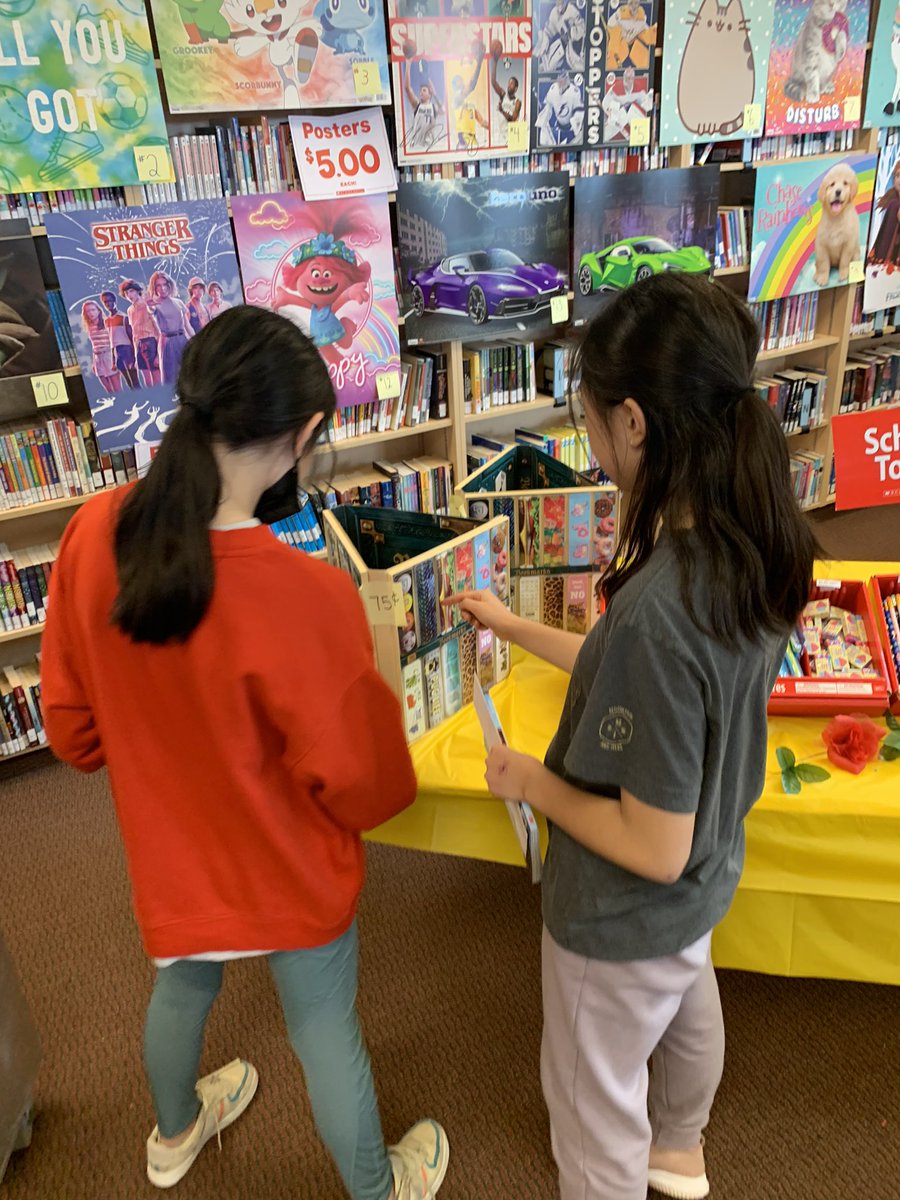 missbryla's tweet photo. So much fun at the Book Fair this week! Our class made MANY exciting purchases today. 🤩 https://t.co/E15jEpughE