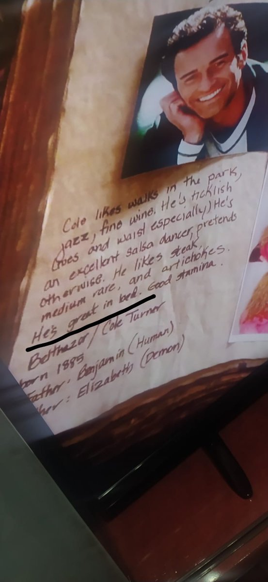 "He's great in bed. Good stamina."😳😅😳😅This is the kinda of stuff she left in the Book for the next generation!😂🤣 #Charmed