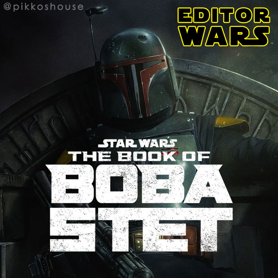 pikkoshouse's tweet photo. Turns out, a certain infamous bounty hunter is really bad about accepting edits. #editorwars #maythe4th https://t.co/oWfUvESZlC
