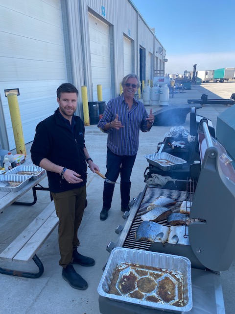 Salmon BBQ Winnipeg: We finally got some nice weather. And the food was delicious.