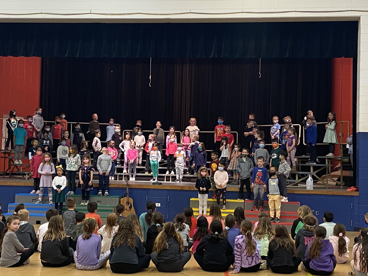 One final rehearsal before our <a href="/109SouthPark/">South Park School</a> kindergarteners’ big night! #engage109