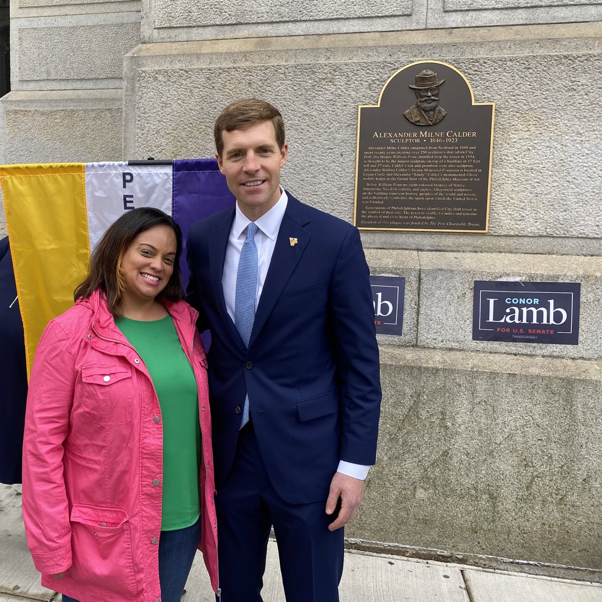 tify330's tweet photo. Great day in Philly! #GoConor #PaSen https://t.co/nf4Bud0Jee