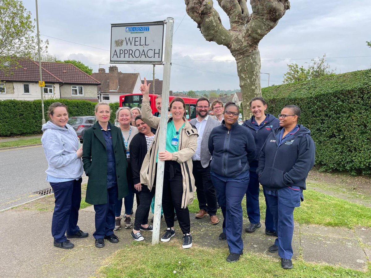It was walking Wednesday today and the group took a breather to appreciate the road sign which sums up why we walk on a Wednesday!!