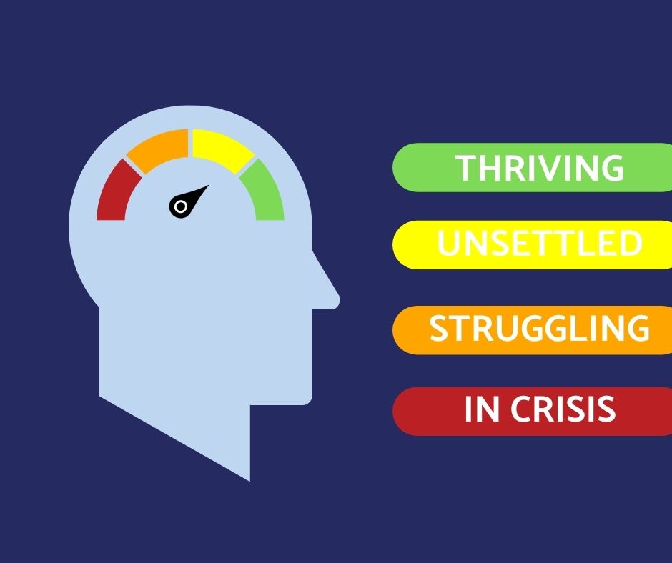 How are you?....The Mental Health Continuum is a useful tool to help you do a neck-up check up.  
.
.
#neckupcheckup #WellnessWednesday #TorontoBTB #mentalhealthawareness