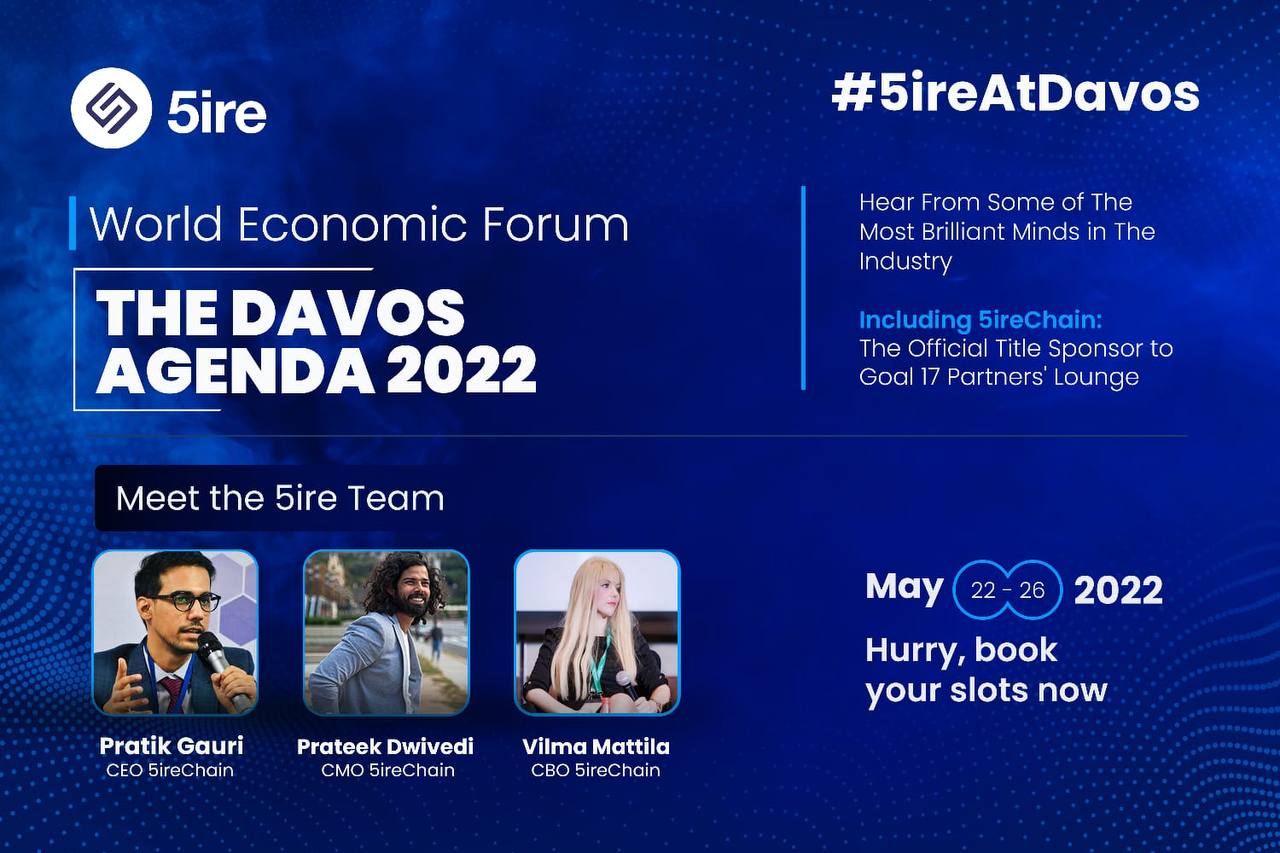 5ireChain On Twitter WEF Is Hosting Its Annual Meeting 2022 In Davos 