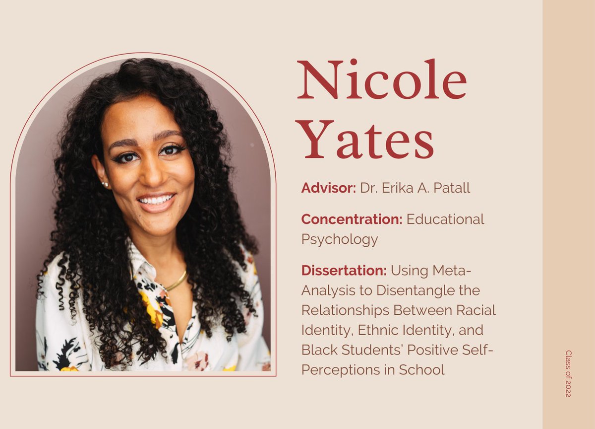 USCRossierPhD's tweet photo. Congratulations to our graduate Nicole Yates! #USCGrad #RossierGrad #2022Trojan 🎉 @nikkimyates https://t.co/L9aaeMKJvt