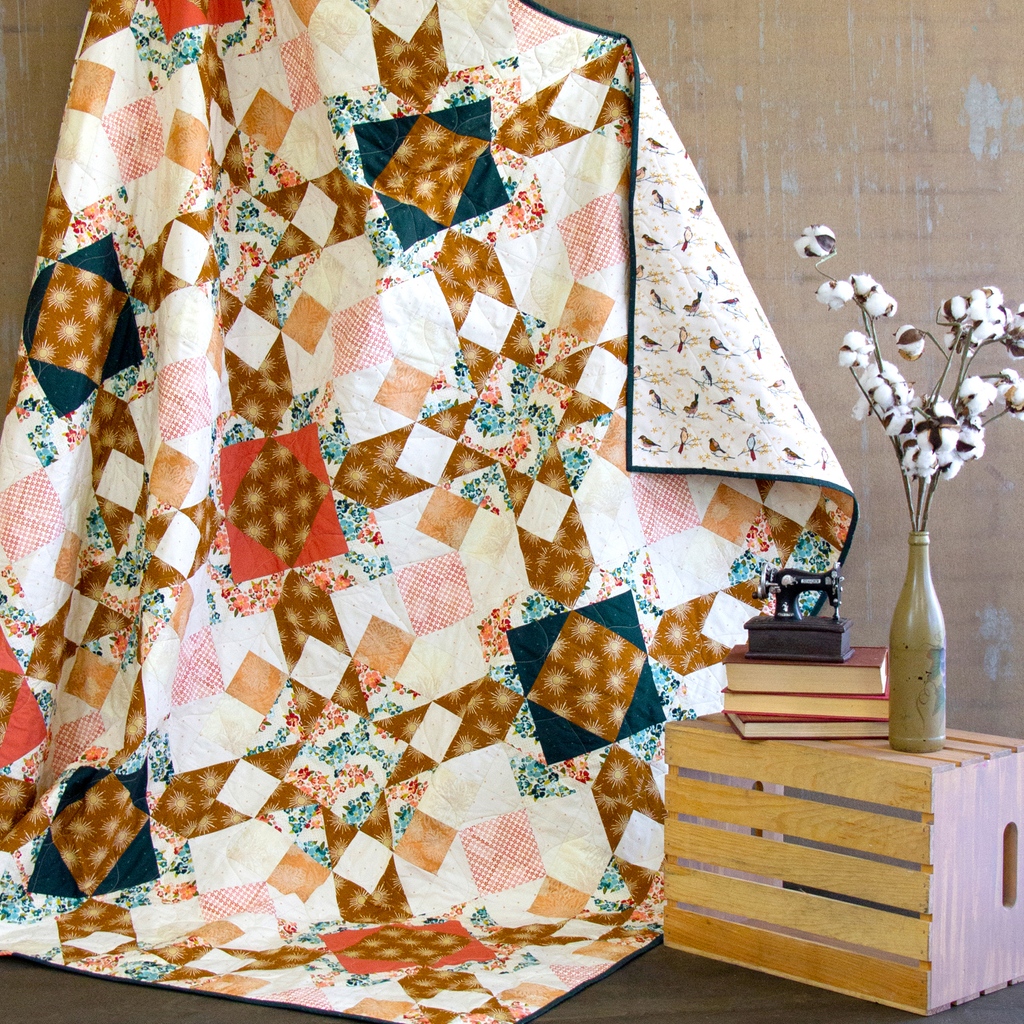 ArtGalleryFab's tweet photo. Vintage meets modern in our free “Reminiscence” Quilt pattern😊. The Gloria Collection from Maureen Cracknell is blooming with color💛. Grab the free pattern now https://t.co/oPIwpXm3RQ
#AGFGloria #modernquilt #patchwork #quilting #agffreepattern #artgalleryfabrics https://t.co/PLTWrezmma