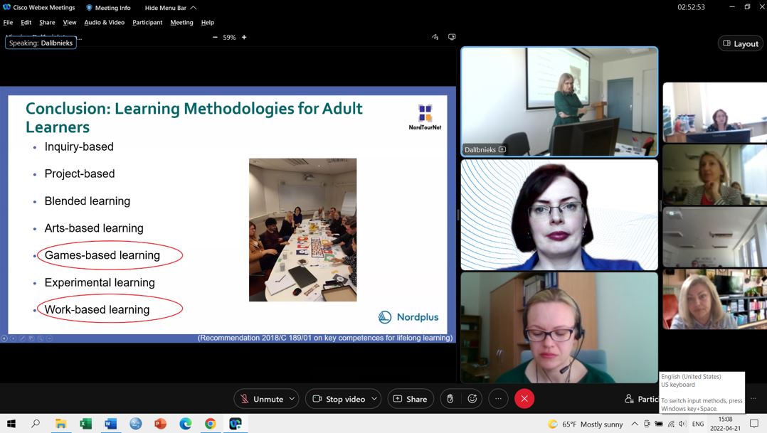 Scientific conference of <a href="/Turiba/">Biznesa augstskola Turība</a> was held on April. Teams of <a href="/Turiba/">Biznesa augstskola Turība</a> and <a href="/ercc/">Eagle Rock Church</a> jointly worked on article “Developing Adult Learners’ 21 Century Skills in Eliminating Intergenerational Communication Problems in Tourism Enterprises”, based on #qualitativeresearch of  #nordtournet3.