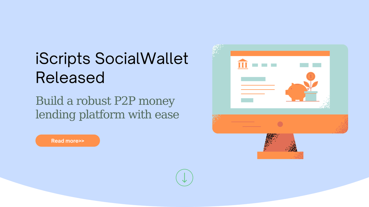 iscriptsdotcom's tweet image. iScripts SocialWallet is a peer-to-peer money-lending software that helps businesses create P2P transactional platforms or expand their existing online marketplace to incorporate the same: hubs.la/Q019jF_Q0 

#iScripts #P2P #P2PLending #Fintech