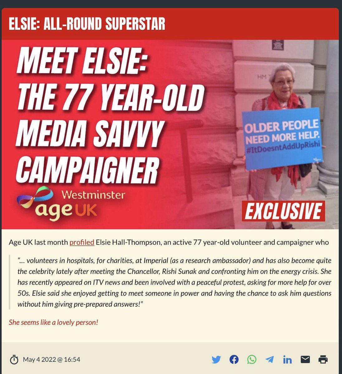jimmy_1975's tweet photo. Meet #Elsie - the #labour media campaigner  / activist - #GMB / @susannareid100 - stitched up #BorisJohnson with their fake bus letter - https://t.co/NlfmbO0nmy