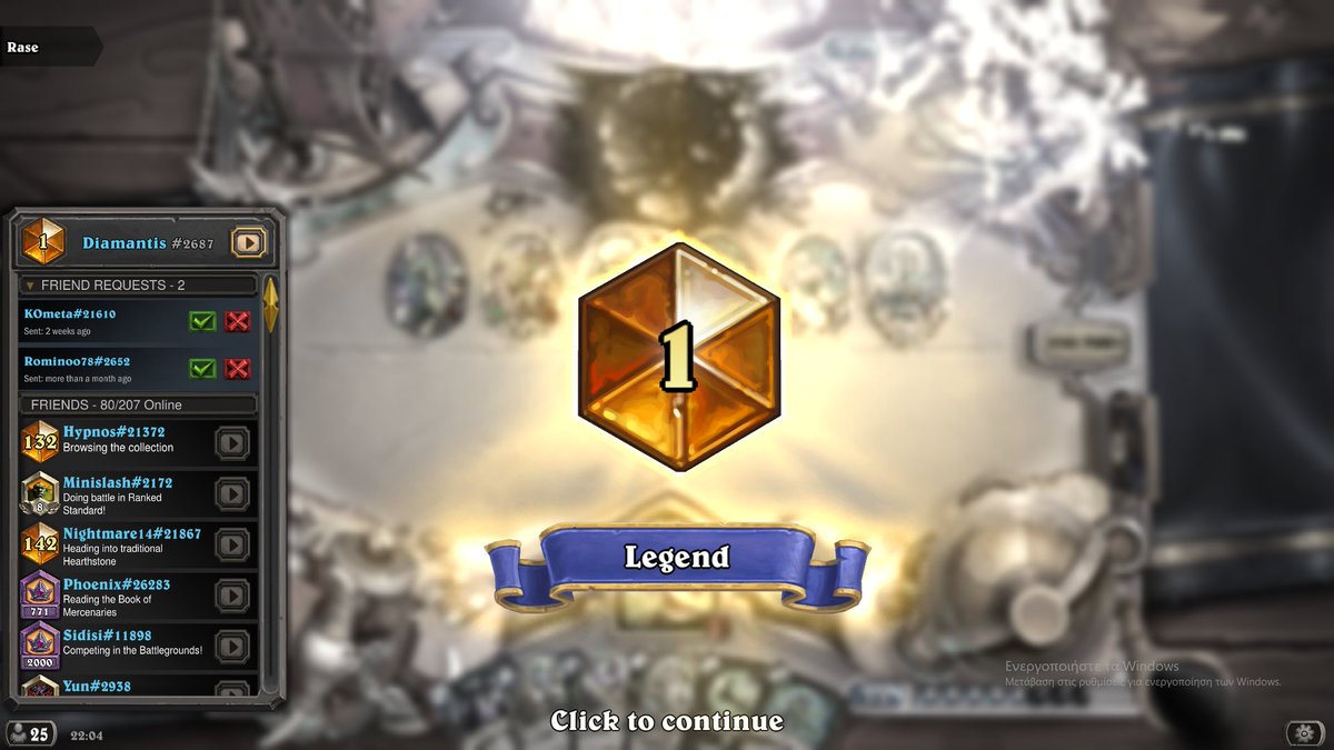 Diamantisgre's tweet photo. Just hit legend on NA, I guess my winrate there is pretty good. No Control Warrior on NA for some reason so I played the best deck in the game (which is thankfully cheap cause im f2p on that server😅) https://t.co/0zaCGBb3EO