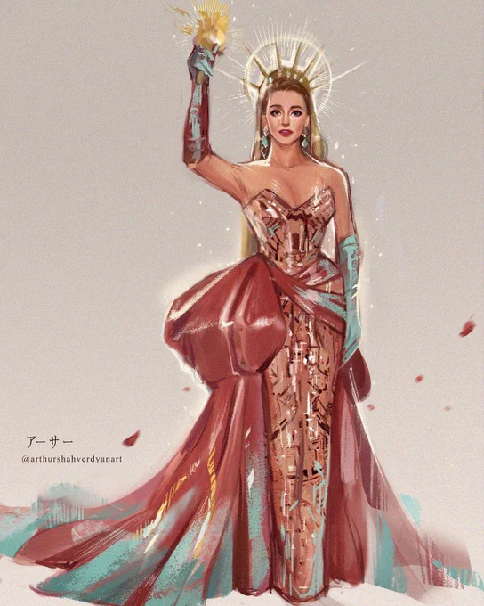 Blake Lively at the Met Gala 2022 in Versace ✨ 