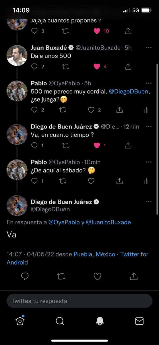 ¡SE JUEGA AMIGOS! 

Hoy por mi, mañana por ustedes. 

Si este tuit llega a 500 likes/retuits para el sábado, <a href="/DiegoDBuen/">Diego de Buen Juárez</a> me regala la playera con la que juegue el repechaje. 🎽

Twitter, haz tu magia. 
Enfranjado, tiren paro. ⚽️🎽