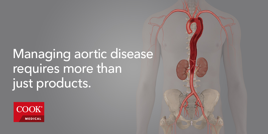 cookvascular's tweet photo. When you manage aortic disease, you can expect more from Cook: more clinical support, more educational opportunities, and better business solutions. https://t.co/KuJLSbFzZt #AorticServices #CookVascular https://t.co/4YYie6B2Es