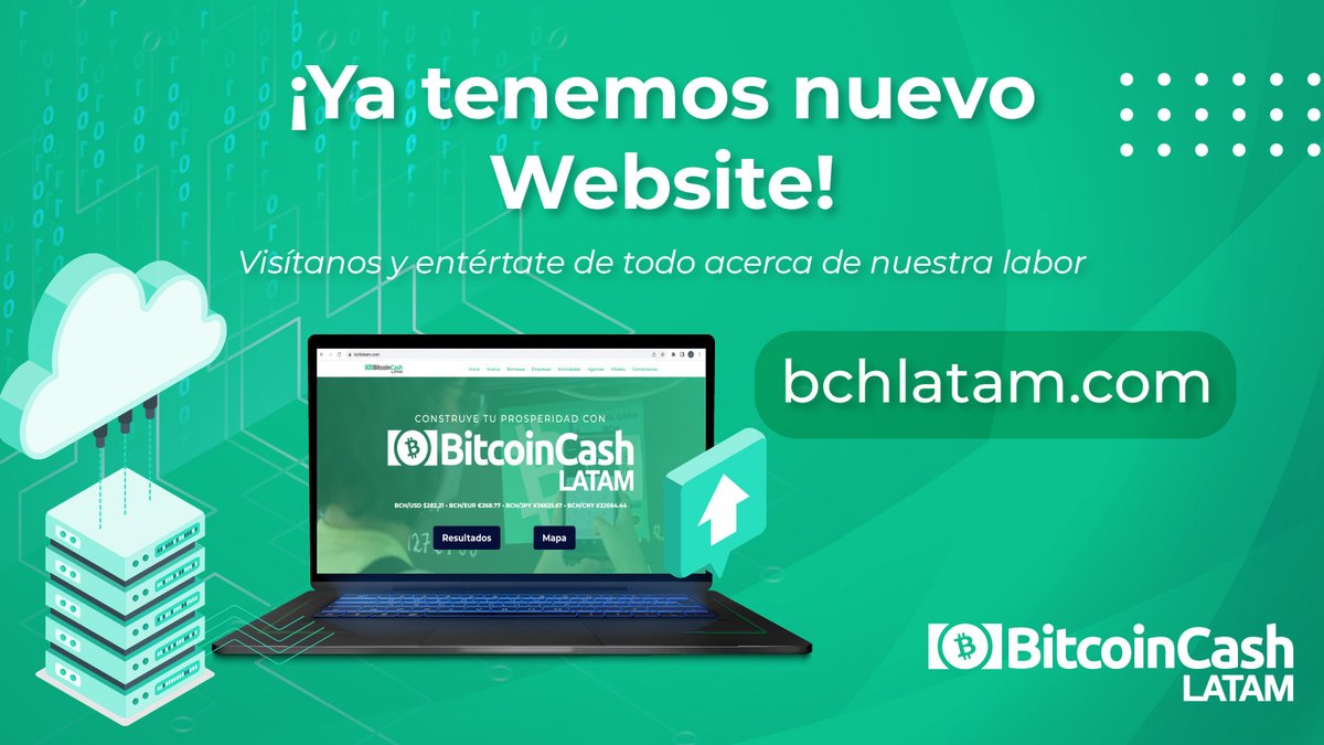 ¡YA TENEMOS NUEVO WEBSITE!

Ahora podrás observar en tiempo real nuestros resultados y mapa de abordaje en Venezuela. 

Además podrás enterarte d e nuestros eventos y proyectos activos en donde te puedes apuntar... Visítanos en: bchlatam.com 

#BitcoinCash