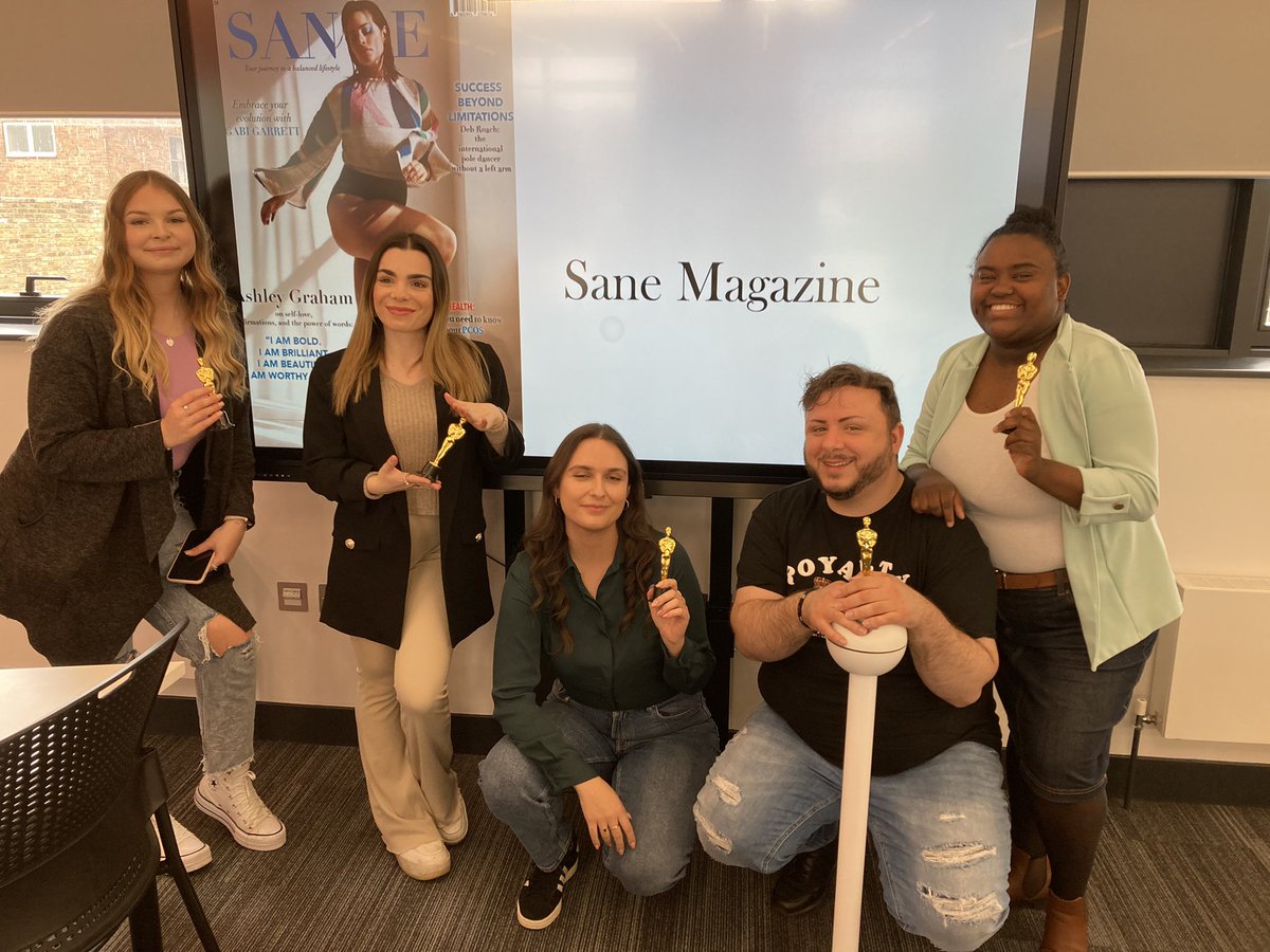 wendyutah's tweet photo. Congratulations to all the winners at the London Met Magazine Awards today! This year of hard graft really paid off. Fantastic student mags- remember their names: Sane, Sleeveless, UFC &amp; Me, Kultur and Skin. You read about them here first! @LondonMetNews @metjournalism https://t.co/HcyjxbLX3m