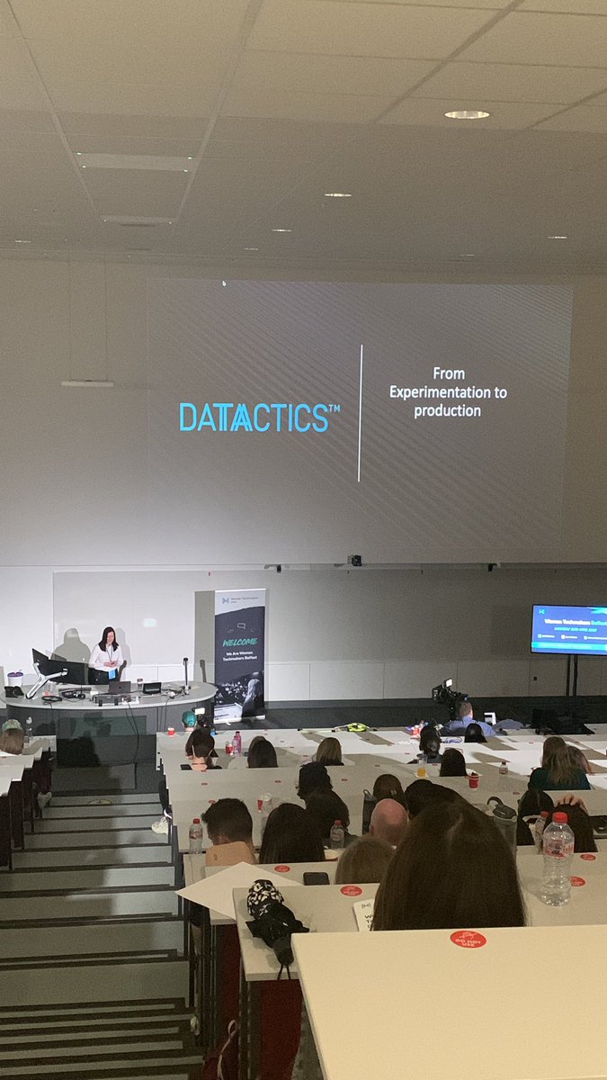 StuartHarveyCEO's tweet photo. Fiona Browne provided an overview of her #ML experimentation to production journey at @WTMBelfast on Saturday. #WTMBelfast https://t.co/x2kizrJEUB