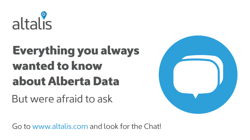 Need data but not sure what you are looking for? Ever wonder where Alberta data comes from? Do you have a data question? Visit altalis.com to start a live chat! 

#AlbertaData #GISData #CADdata #ImageryData #LiDARData