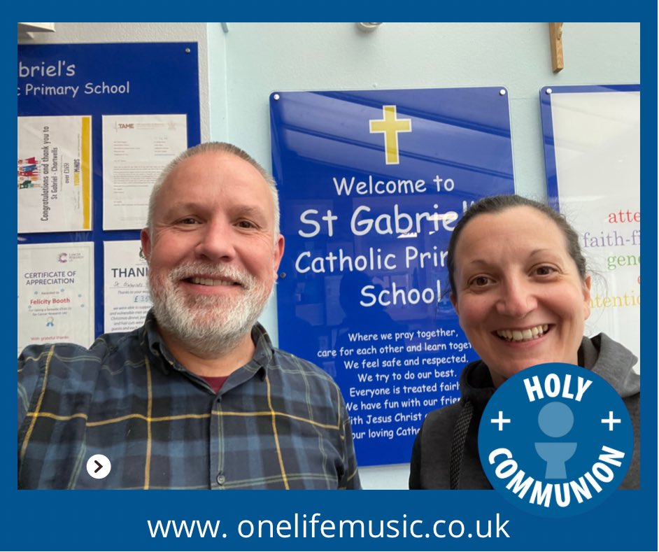 danonelifemusic's tweet photo. We’ve had another lovely day today working and sharing with Yr3 at St Gabriel’s School leading them in their Holy Communion Retreat #RemembeMe 🎶🙏🎶 https://t.co/PH2CTMFcHW