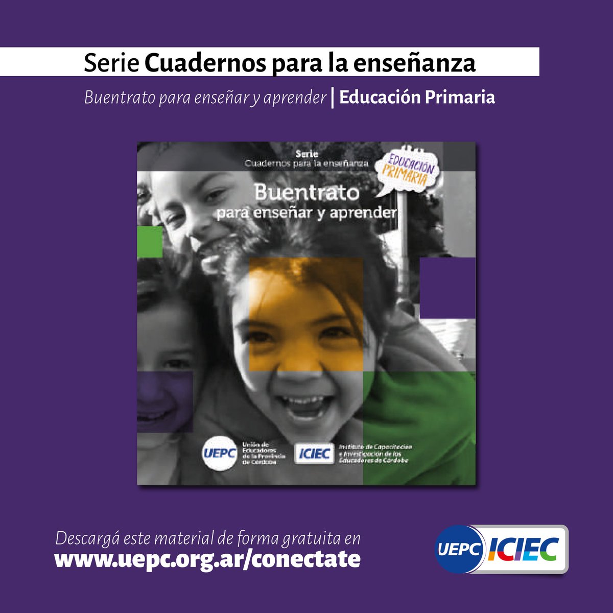 ConectateUEPC's tweet photo. 🗓 ¿Sabías que el 7 de mayo se conmemora el “𝗗𝗶́𝗮 𝗱𝗲 𝗹𝗮 𝗽𝗿𝗼𝗺𝗼𝗰𝗶𝗼́𝗻 𝗱𝗲 𝗹𝗮 𝗽𝗮𝗹𝗮𝗯𝗿𝗮 𝘆 𝗹𝗮 𝗻𝗼 𝘃𝗶𝗼𝗹𝗲𝗻𝗰𝗶𝗮 𝗲𝗻 𝗲𝗹 𝗲𝘀𝗽𝗮𝗰𝗶𝗼 𝗽𝘂́𝗯𝗹𝗶𝗰𝗼”?

🌐Te invitamos a leer y descargar la subserie "Buentrato para enseñar y aprender". https://t.co/HM6gcBeCSY