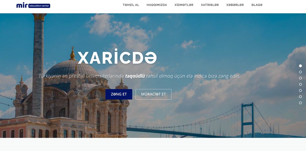 Yeni sayt işimiz mir.edu.az