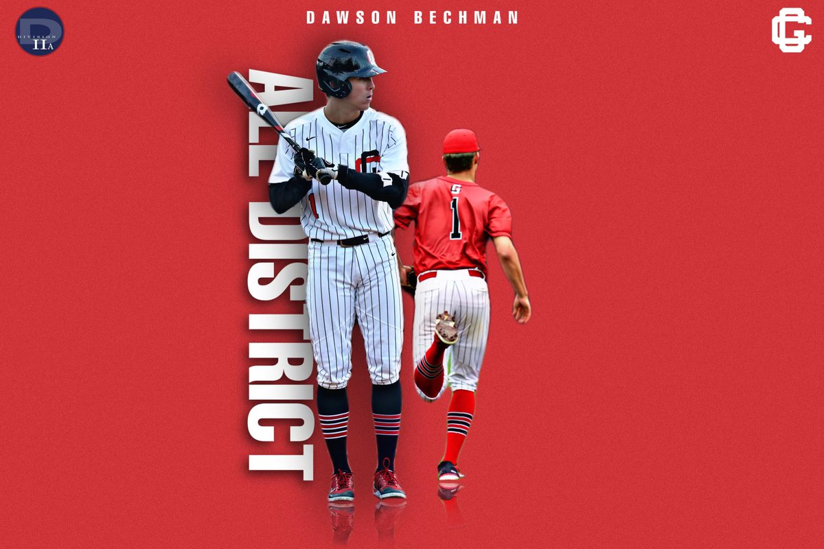 GCALionBSB's tweet photo. Congrats to LF Dawson Bechman (@dawsonblake_19 ) on being named to the 2022 All District Team.

#HARD | #GoLions | #AllDistrict https://t.co/zcr8HpKh6k