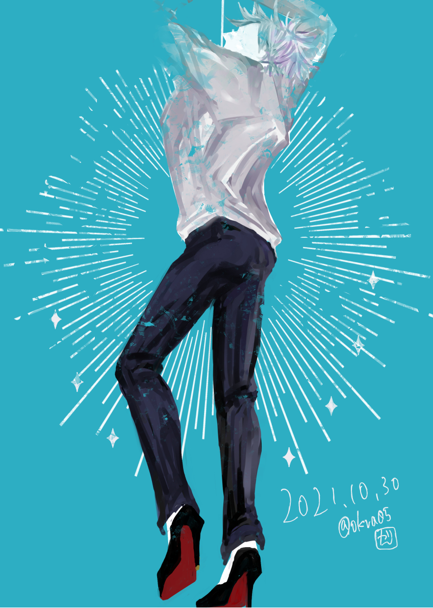過去絵再放送【趣味】
・ピアスバチバチ傑
・👠男子悟
・配達員傑お兄さん
・おいでタグだった殺人鬼傑 
