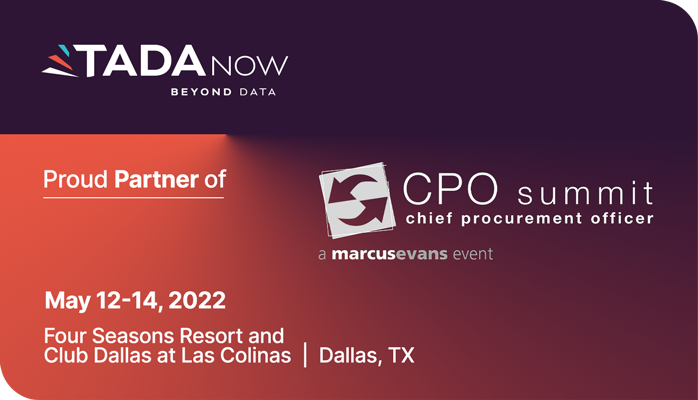 TADA_today's tweet photo. Set up a meeting and learn more about Tada's #SupplyChain and Procurement #Controltowers from Tada partner, Ravindhar Uddavolu and Sr. Director of Manufacturing and #SupplyChain Solutions, Sree M. at CPO Summit https://t.co/33q8tXX7Uy https://t.co/jwSm706hkP