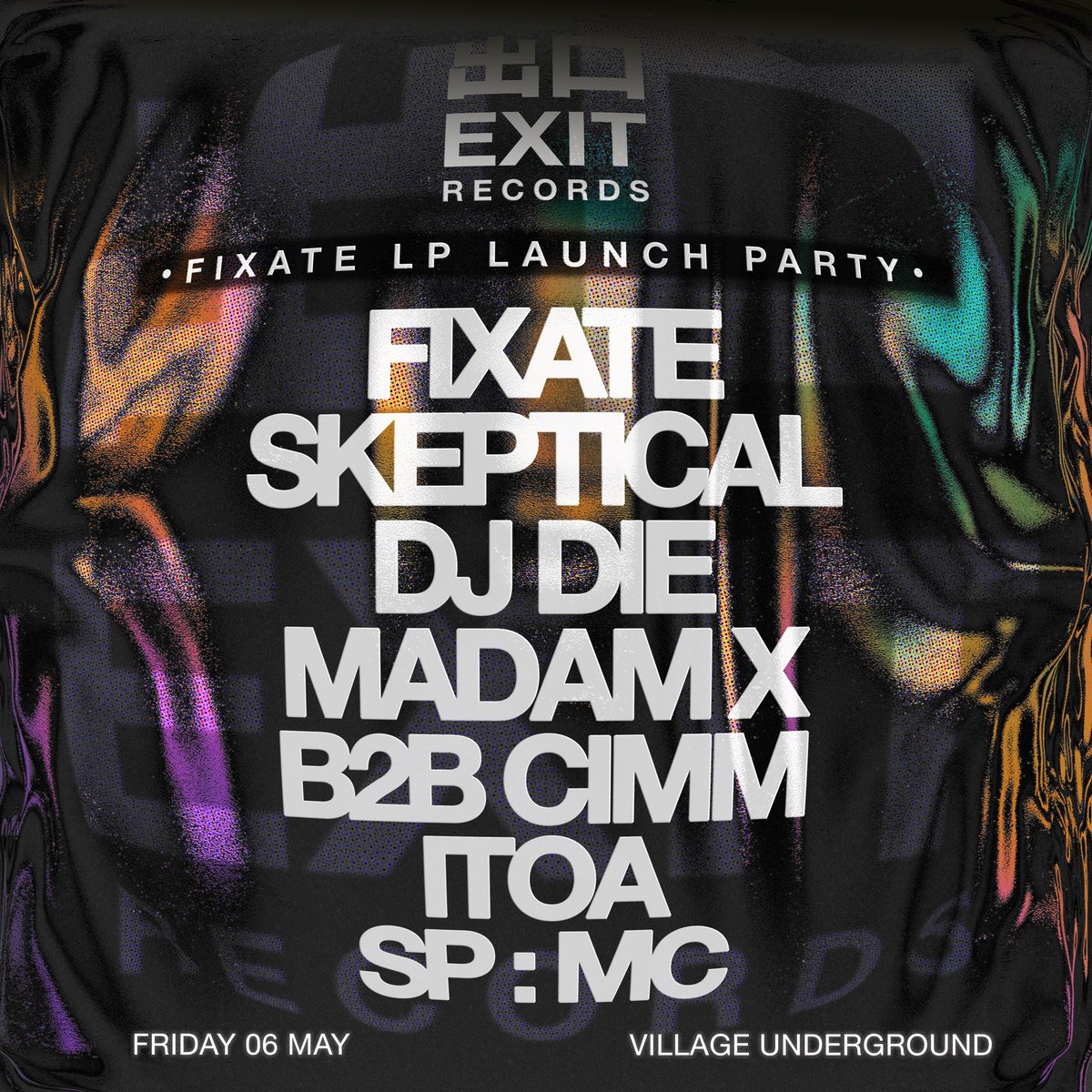 Silly big! 
Fixate LP launch party <a href="/villageundrgrnd/">Village Underground</a>

ra.co/events/1507232