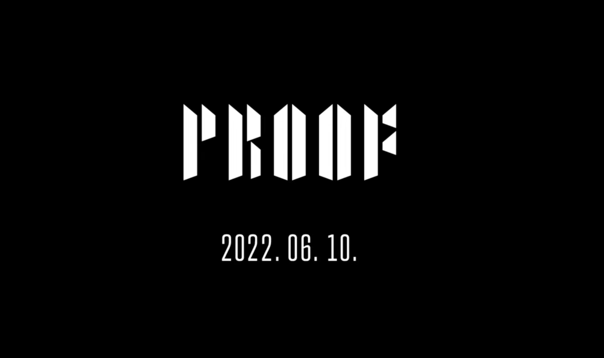 btschartdata's tweet photo. "PROOF", the new BTS album, out June 10th! https://t.co/gtQM62UHPv