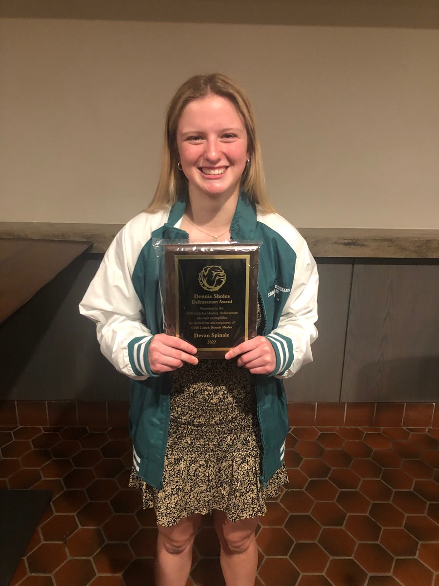 CHS Girls Ice Hockey (@chsghockey) on Twitter photo Devan Spinale was the perfect choice for the Dennis Sholes Defenseman Award!!! <a href="/CantonCommunity/">Canton Community TV</a> <a href="/CantonCitizen/">Canton Citizen</a> Devan Spinale was the perfect choice for the Dennis Sholes Defenseman Award!!! <a href="/CantonCommunity/">Canton Community TV</a> <a href="/CantonCitizen/">Canton Citizen</a>