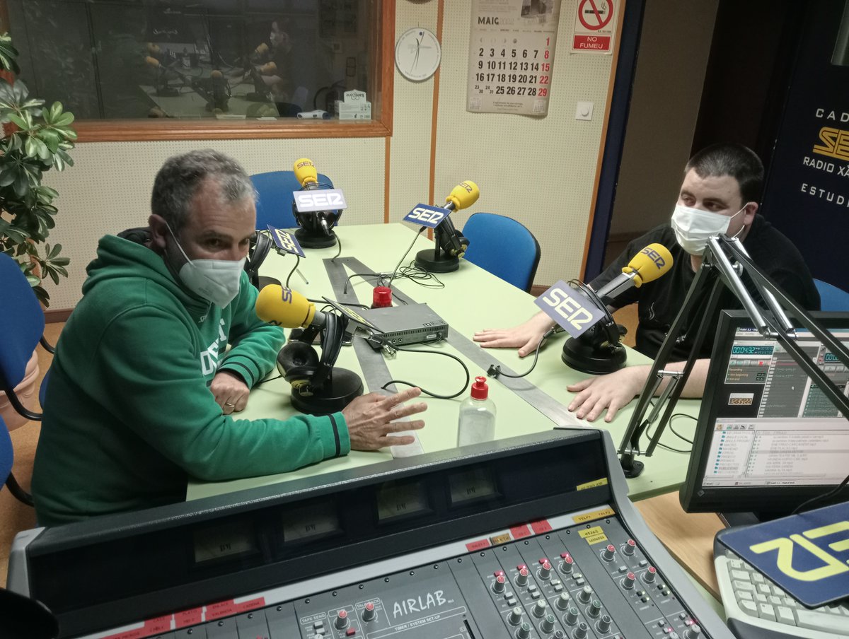 David Soler y Ramón Ferri presentan la carrera de la diversidad de Xàtiva <a href="/ASPROMIVISE/">ASPROMIVISE</a>  cadenaser.com/audio/16516618… a través de <a href="/La_SER/">Cadena SER</a>