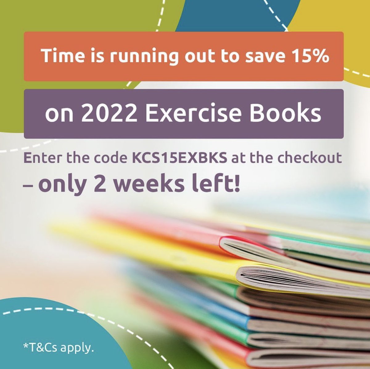 The educational resource company I work for, @kcssocial , are running a great promotion on exercise books. Order now for later delivery if required!     Also, if you’re in Wiltshire or Gloucestershire, you can message me direct for more information about our resources ☺️