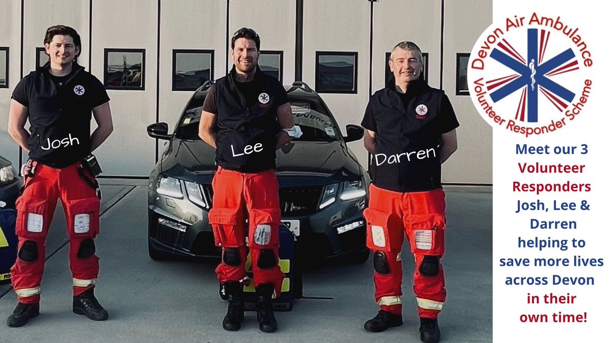 Our new Devon Air Ambulance Volunteer Responder Scheme (VRS) is now live! Read about how 3 of our Specialist &amp; Advanced Paramedics in Critical Care are now attending emergency incidents in their free time to help save more lives across the county: daatcl.co.uk/vrs/