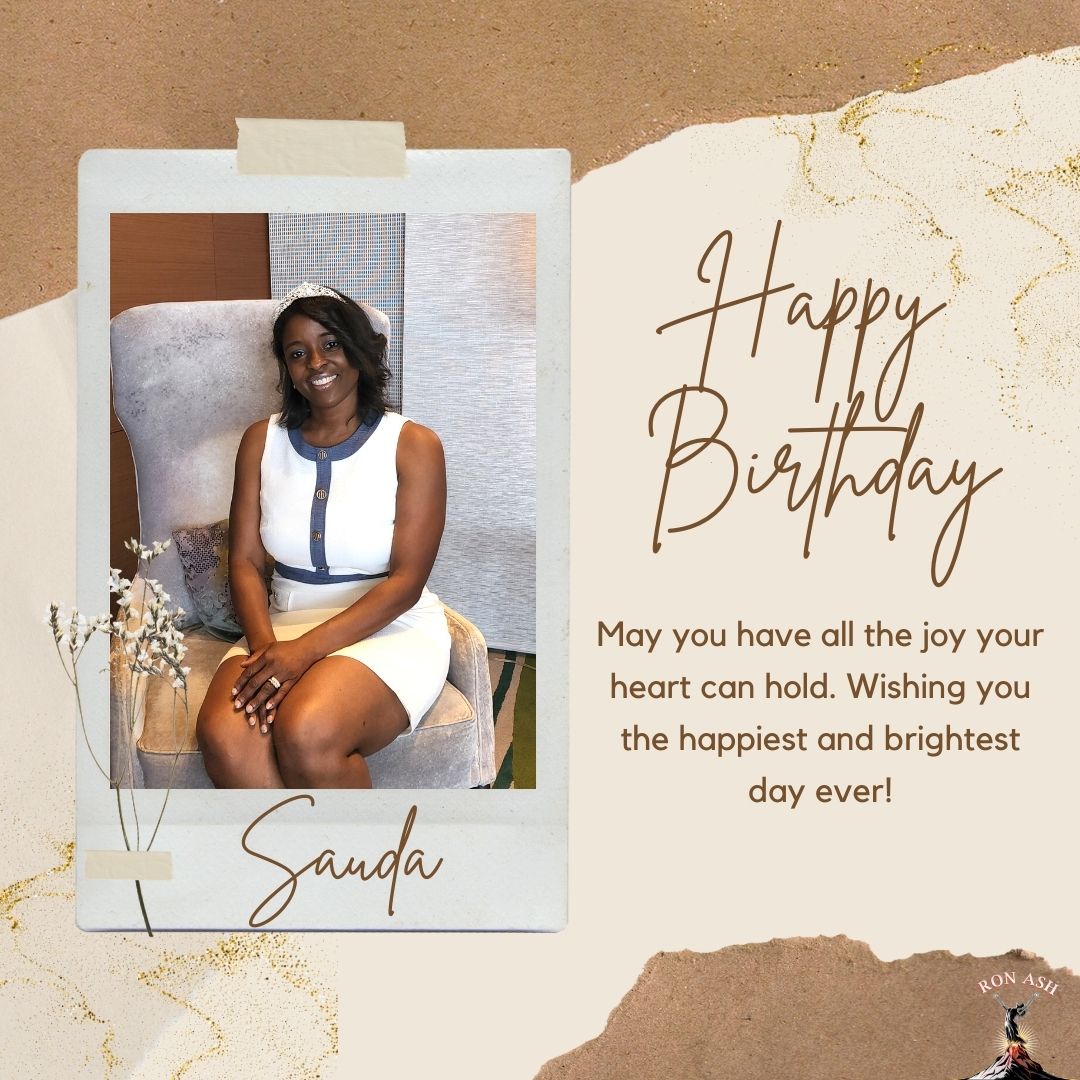 RonAshLLC's tweet image. Please join us in wishing our Founder Sauda Johnson-McNeal a HAPPY BIRTHDAY!🍾 May you have all the joy your heart can hold. We love you!

#HappyBirthday #TaurusSeason #Lovetheskinyoureinmovie #melanin