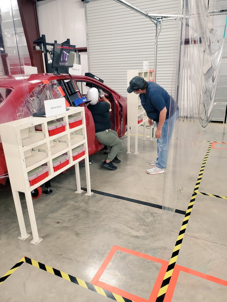 Madison City students participating in the Mazda Toyota Manufacturing Day of Work for High School students!! This hands on assessment is the first step in becoming a full-time employee #MCSLearn #MazdaToyota #WorkforceDevelopment #AdvancedManufacturing #FindingCareers