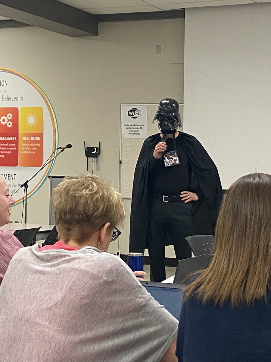 Principals Meeting on May 4th.  I would expect nothing less. #loveit.