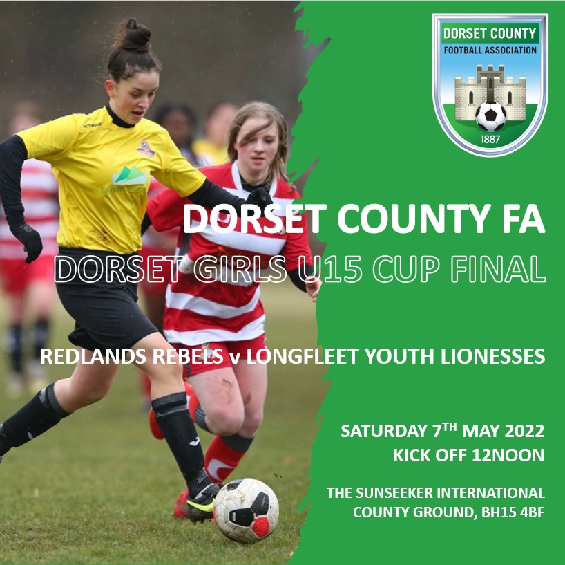 DorsetCFA's tweet image. It's GIRLS CUP FINAL DAY 🤩

Dorset Girls U13, U15 &amp;amp; U17 Cup 🏆

@SherborneLFC v @PooleTownYFC

@RedlandsFC Rebels v @LongfleetYFC Lionesses

@RedlandsFC Rebels v @PooleTownFC Wessex

The programme will only be available at the Final ⚽