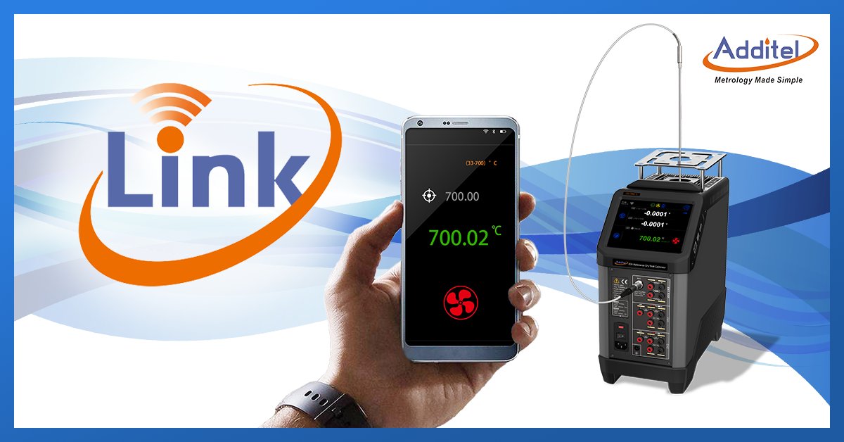 Additel's LINK mobile app ensures you'll never have to waste time watching a calibration again. With remote control, real time data logging, and custom unit support, the LINK app will allow you to be in two places at once! Available on the Apple and Google Play App Store.