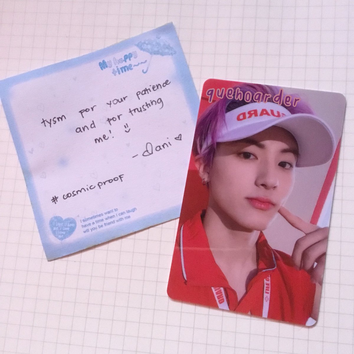 quehoarder's tweet photo. #quehoards | #cosmicproof
been a while since the last time i received a package πΈ thank you so much for sending eric safely, @cosmichauls! π https://t.co/lfeJRELff5