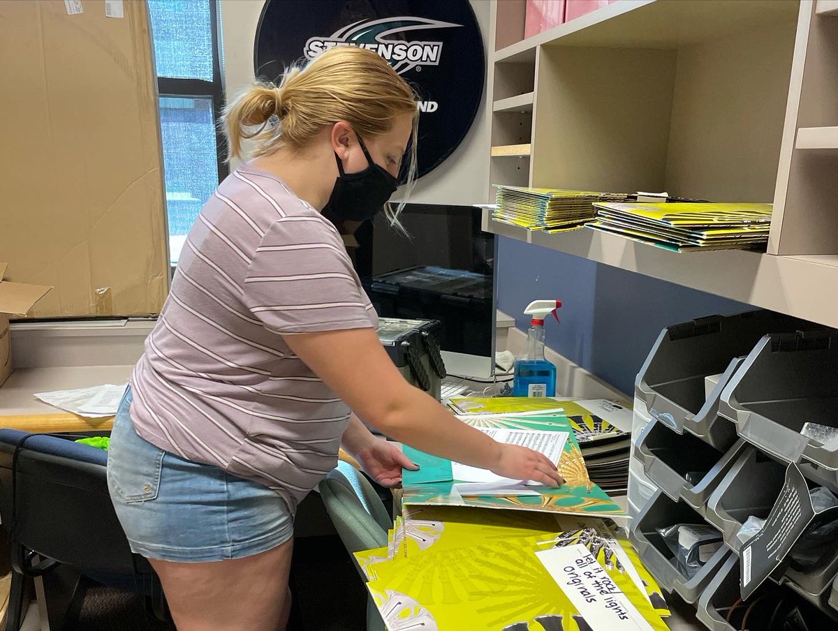 All hands were on deck yesterday at the SU band end of semester equipment return! Thanks to our awesome staff and students for helping everything run smoothly!