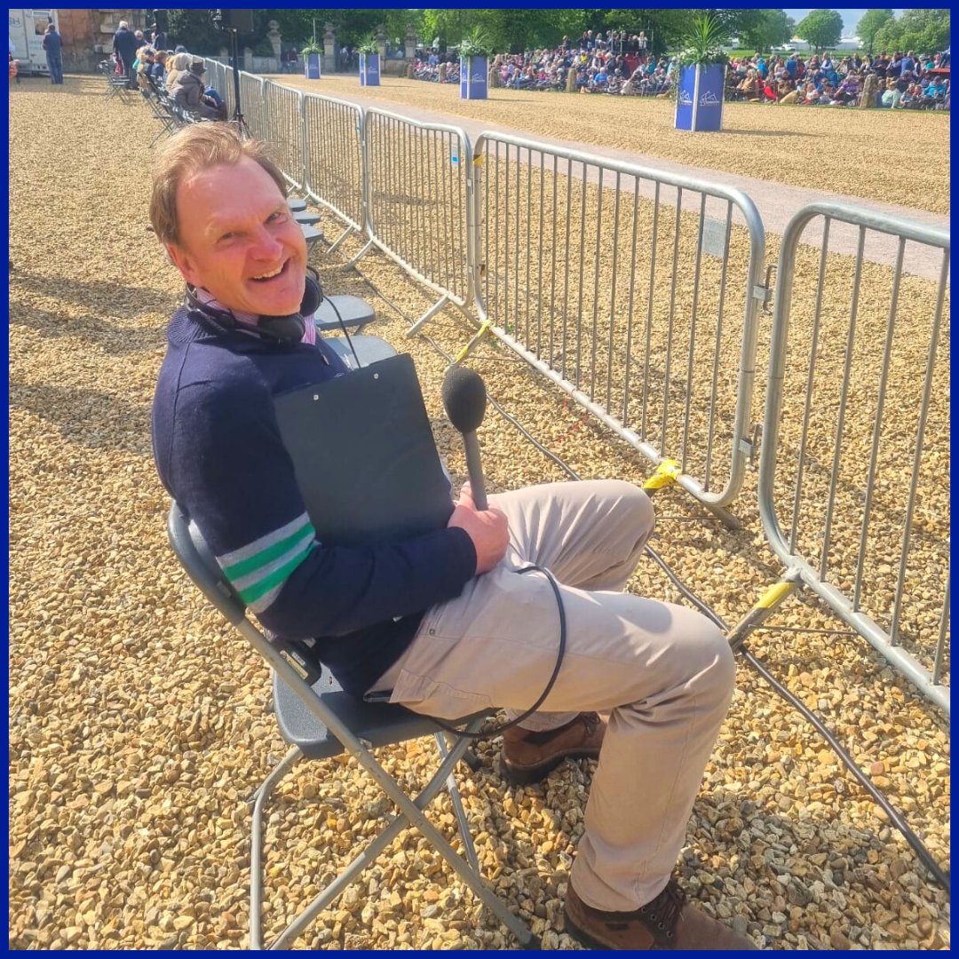 It's trot up time... Rupert and Ginny are poised and ready to go🐴 Tune in now 87.7FM🎙 <a href="/bhorsetrials/">Badminton Horse Trials</a> <a href="/Lloydbell/">Lloyd Bell Productions</a>
