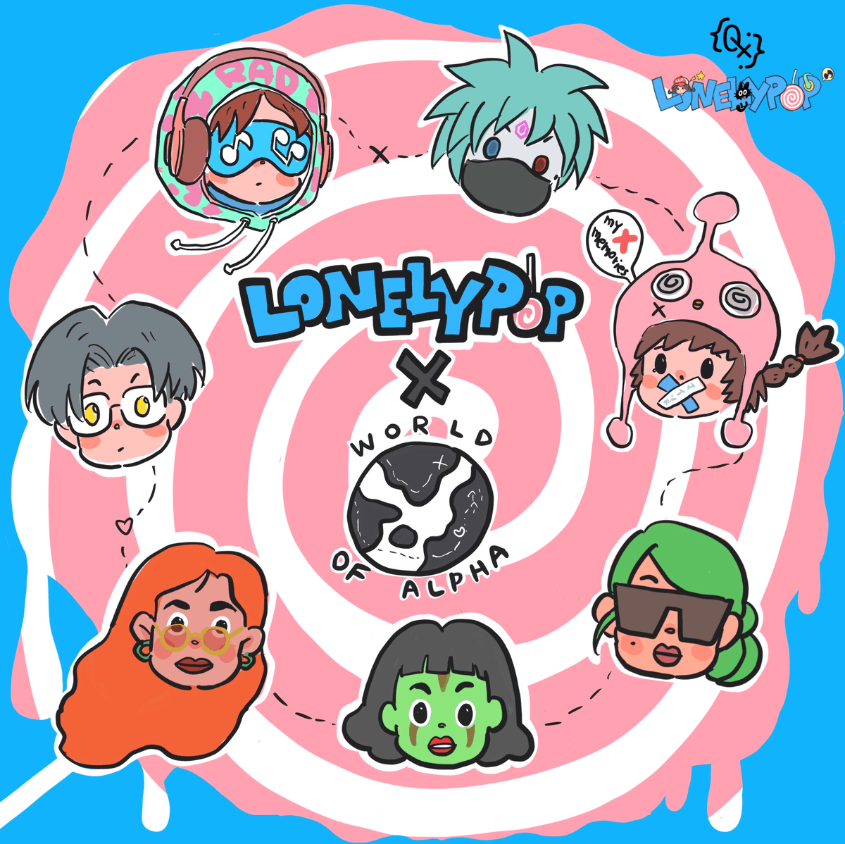 lupinfrenk's tweet photo. 🍭 LonelyList Friendship Announcement! 🍭 

We are very excited to welcome @worldofalpha to the LonelyPop Family! We love WoA's inspiring and amazing community! Welcome and see you all in the spaces! #lonelytogether https://t.co/FQmHFWEbS5