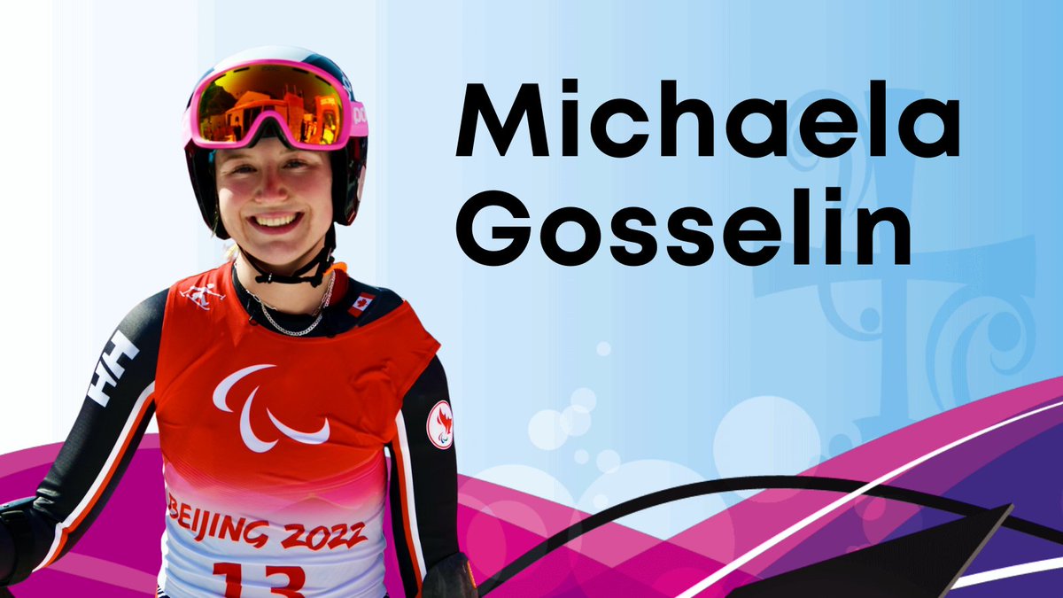 SMCDSB's tweet photo. Talented athlete Michaela Gosselin didn’t let a cancer diagnosis get in the way of her success. She represented our country in 4 events at the Beijing Olympics as a para-athlete skier. Meet 2022's #OutstandingGrad for @SMCDSB_OLB! Read her bio here: https://t.co/XfQpfhd0SF https://t.co/NTQEwRpKgX