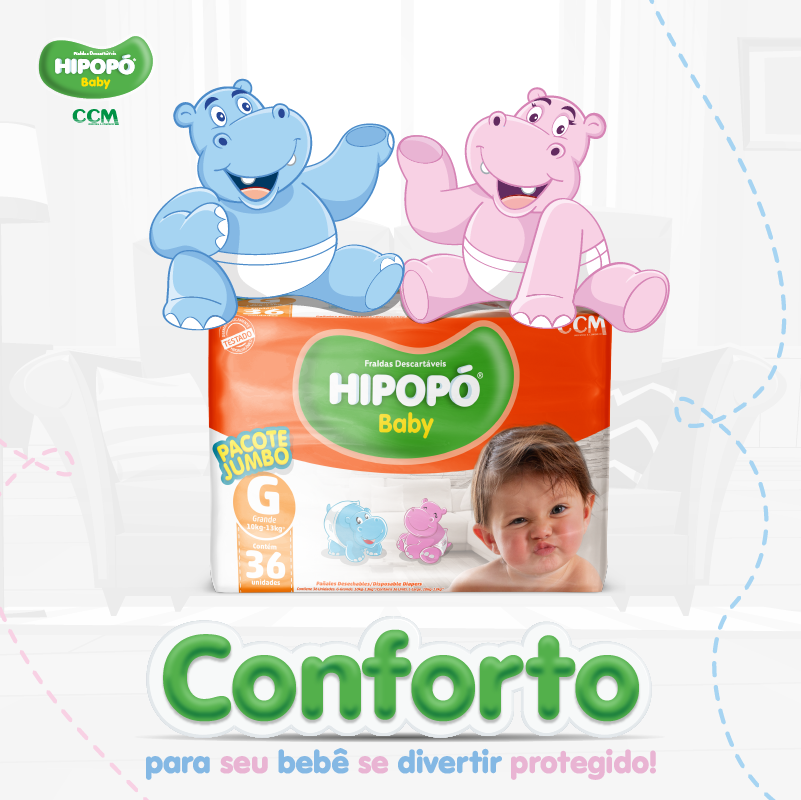 FraldasHipopo's tweet photo. Fraldas Hipopó Baby, conforto para seu bebê se divertir protegido! 🧡 #fraldashipopó #ccm #bebê https://t.co/PuN8NVSZxd