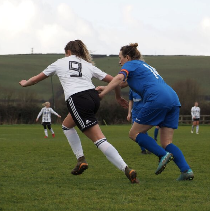 EnglandFootball's tweet photo. Introducing… 

Fremington Women FC x @call_me_mandi

Celebrating the strength and resilience of women and girls’ football, Amanda’s grassroots photography exhibition celebrates female football 🙌

#TakeYourChance