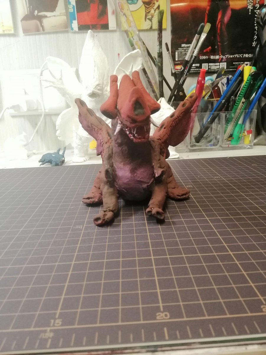 毒ガス幻影怪獣 バランガス (ULTRAMAN GREAT) 原創系列 純手雕製 怪物