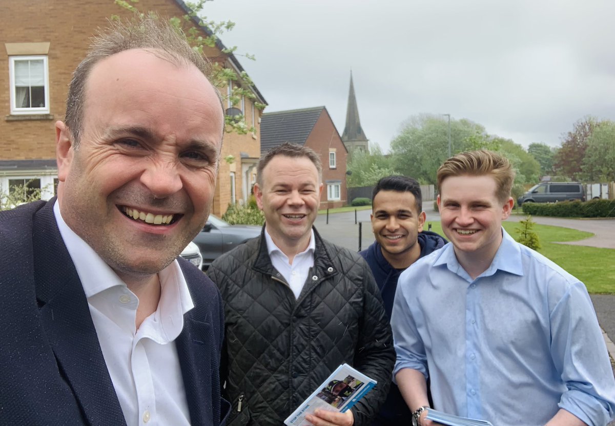 Great to be out in #Silverdale campaigning for a great <a href="/Conservatives/">Conservatives</a> candidate. Good luck tomorrow <a href="/GregEllisNUL/">Greg Ellis</a> and all our council candidates.