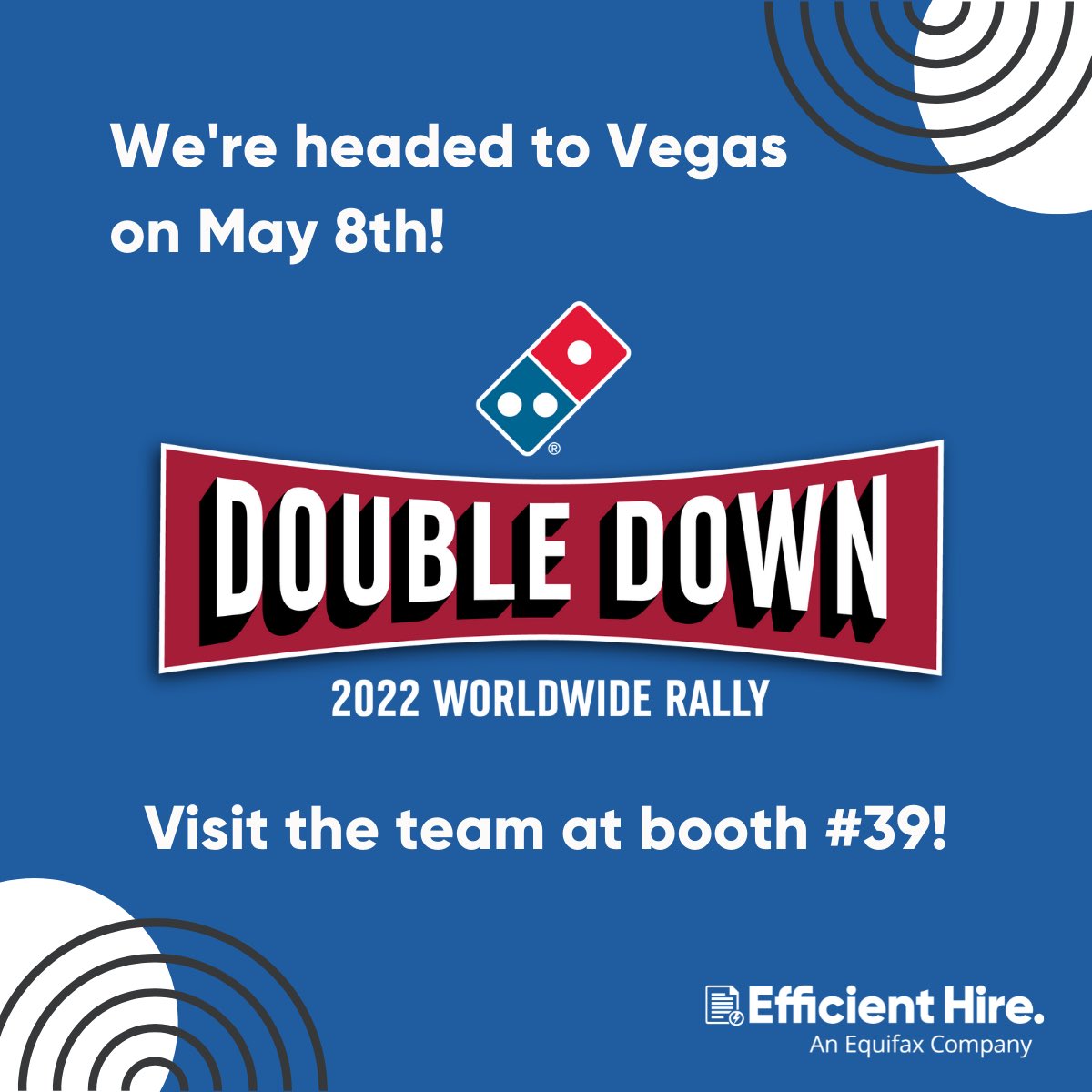 EfficientForms's tweet image. Vegas here we come for the @dominos #2022WorldWideRally!